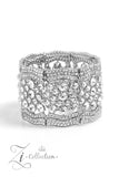 Made for This - White - 2023 Zi Collection Bracelet  - Paparazzi Accessories Bedazzle Me Pretty Mobile Fashion Boutique