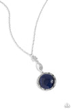 Magic Carpet Cruise - Blue Necklace - Paparazzi Accessories Necklace Bedazzle Me Pretty Mobile Fashion Boutique