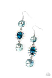 Magical Melodrama - Blue Earrings - Paparazzi Accessories Earrings Bedazzle Me Pretty Mobile Fashion Boutique
