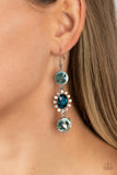 Magical Melodrama - Blue Earrings - Paparazzi Accessories Earrings Bedazzle Me Pretty Mobile Fashion Boutique