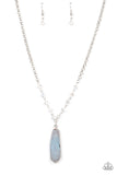 Magical Remedy - Blue Necklace - Paparazzi Accessories Necklace Bedazzle Me Pretty Mobile Fashion Boutique
