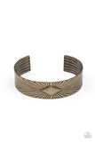 Magnate Mecca - Brass Mens Bracelet - Paparazzi Accessories Mens Bracelet Bedazzle Me Pretty Mobile Fashion Boutique