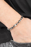 Magnetic Mantra - Silver Bracelet - Paparazzi Accessories Bracelet Bedazzle Me Pretty Mobile Fashion Boutique