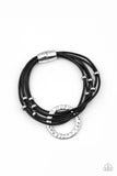 Magnetic Muse - Black Bracelet - Paparazzi Accessories Bracelet Bedazzle Me Pretty Mobile Fashion Boutique