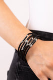 Magnetic Personality - Black Bracelet - Paparazzi Accessories Bracelet Bedazzle Me Pretty Mobile Fashion Boutique