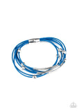 Magnetically Modern - Blue Bracelet - Paparazzi Accessories Bracelet Bedazzle Me Pretty Mobile Fashion Boutique