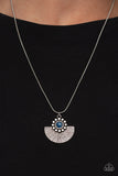Magnificent Manifestation - Blue Necklace - Paparazzi Accessories Necklace Bedazzle Me Pretty Mobile Fashion Boutique