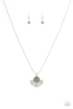Magnificent Manifestation - Green Necklace - Paparazzi Accessories Necklace Bedazzle Me Pretty Mobile Fashion Boutique