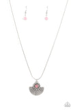 Magnificent Manifestation - Pink Necklace - Paparazzi Accessories Necklace Bedazzle Me Pretty Mobile Fashion Boutique