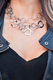 Main Street Mechanics - Multi Necklace - Paparazzi Accessories Necklace Bedazzle Me Pretty Mobile Fashion Boutique