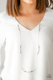 Mainstream Minimalist - Purple Necklace - Paparazzi Accessories Necklace Bedazzle Me Pretty Mobile Fashion Boutique