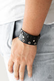 Mainstreet Motocross - Black Bracelet - Paparazzi Accessories Bracelet Bedazzle Me Pretty Mobile Fashion Boutique