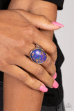 Majestic Marbling - Purple Ring - Paparazzi Accessories Ring Bedazzle Me Pretty Mobile Fashion Boutique