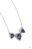 Majestic Met Ball - Blue Necklace - Paparazzi Accessories Necklace Bedazzle Me Pretty Mobile Fashion Boutique