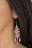 Majestic Mood - Brown Earrings - Paparazzi Accessories Earrings Bedazzle Me Pretty Mobile Fashion Boutique