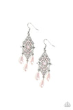 Majestic Mood - Pink Earrings - Paparazzi Accessories Earrings Bedazzle Me Pretty Mobile Fashion Boutique