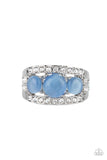 Majestically Mythic - Blue Ring - Paparazzi Accessories Ring Bedazzle Me Pretty Mobile Fashion Boutique