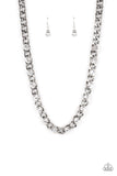 Major Moxie - White Necklace - Paparazzi Accessories Necklace Bedazzle Me Pretty Mobile Fashion Boutique
