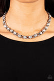 Major Moxie - White Necklace - Paparazzi Accessories Necklace Bedazzle Me Pretty Mobile Fashion Boutique