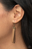 Majorly Moonstruck - Brass Necklace - Paparazzi Accessories Necklace Bedazzle Me Pretty Mobile Fashion Boutique