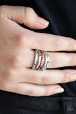 Make A SHEEN - Red Ring - Paparazzi Accessories Ring Bedazzle Me Pretty Mobile Fashion Boutique