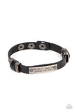 Make It Possible - Black Bracelet - Paparazzi Accessories Bracelet Bedazzle Me Pretty Mobile Fashion Boutique