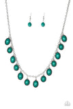 Make Some ROAM! - Green Necklace - Paparazzi Accessories Necklace Bedazzle Me Pretty Mobile Fashion Boutique