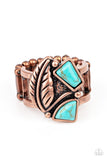 Make the NEST of It - Copper Ring - Paparazzi Accessories Ring Bedazzle Me Pretty Mobile Fashion Boutique
