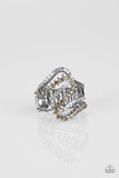 Make Waves - Brown Ring - Paparazzi Accessories Ring Bedazzle Me Pretty Mobile Fashion Boutique