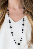 Make Your Own LUXE - Black Necklace - Paparazzi Accessories Necklace Bedazzle Me Pretty Mobile Fashion Boutique