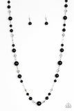 Make Your Own LUXE - Black Necklace - Paparazzi Accessories Necklace Bedazzle Me Pretty Mobile Fashion Boutique
