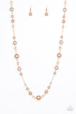Make Your Own LUXE - Gold Necklace - Paparazzi Accessories Necklace Bedazzle Me Pretty Mobile Fashion Boutique