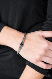 Make Your Own Path - Black Bracelet - Paparazzi Accessories Bracelet Bedazzle Me Pretty Mobile Fashion Boutique