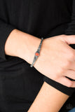 Make Your Own Path - Orange Bracelet - Paparazzi Accessories Bracelet Bedazzle Me Pretty Mobile Fashion Boutique