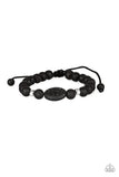 Makes Perfect SENSEI - Black Bracelet - Paparazzi Accessories Bracelet Bedazzle Me Pretty Mobile Fashion Boutique