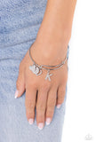 Making It INITIAL - Silver - K Bracelet - Paparazzi Accessories Bracelet Bedazzle Me Pretty Mobile Fashion Boutique