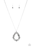 Making Millions - Silver Necklace - Paparazzi Accessories Necklace Bedazzle Me Pretty Mobile Fashion Boutique