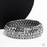 Making My Way - Black - 2020 Zi Collection Bracelet - Empire Diamond Exclusive - Paparazzi Accessories Bedazzle Me Pretty Mobile Fashion Boutique