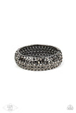 Making My Way - Black - 2020 Zi Collection Bracelet - Empire Diamond Exclusive - Paparazzi Accessories Bedazzle Me Pretty Mobile Fashion Boutique
