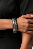 Making My Way - Black - 2020 Zi Collection Bracelet - Empire Diamond Exclusive - Paparazzi Accessories Bedazzle Me Pretty Mobile Fashion Boutique