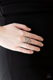 Making The World Sparkle - Brown Ring - Paparazzi Accessories Ring Bedazzle Me Pretty Mobile Fashion Boutique