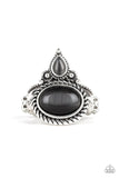 Malibu Mist - Silver Ring - Paparazzi Accessories Ring Bedazzle Me Pretty Mobile Fashion Boutique