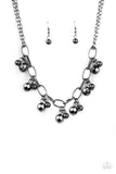 Malibu Movement - Black Necklace - Paparazzi Accessories Necklace Bedazzle Me Pretty Mobile Fashion Boutique