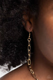 Mama Cant Buy You Love - Gold Necklace - Paparazzi Accessories Necklace Bedazzle Me Pretty Mobile Fashion Boutique