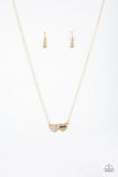 Mama Knows Best - Gold Necklace - Paparazzi Accessories Necklace Bedazzle Me Pretty Mobile Fashion Boutique