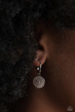 Mandala Maiden - Silver Earrings - Paparazzi Accessories Earrings Bedazzle Me Pretty Mobile Fashion Boutique