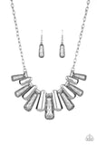 MANE Up - Silver Necklace - Paparazzi Accessories Necklace Bedazzle Me Pretty Mobile Fashion Boutique