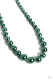 Manhattan Mogul - Green Necklace - Paparazzi Accessories Necklace Bedazzle Me Pretty Mobile Fashion Boutique