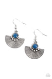Manifesting Magic - Blue Earrings - Paparazzi Accessories Earrings Bedazzle Me Pretty Mobile Fashion Boutique