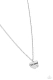 Mans Best Friend - Silver Necklace - Paparazzi Accessories Necklace Bedazzle Me Pretty Mobile Fashion Boutique